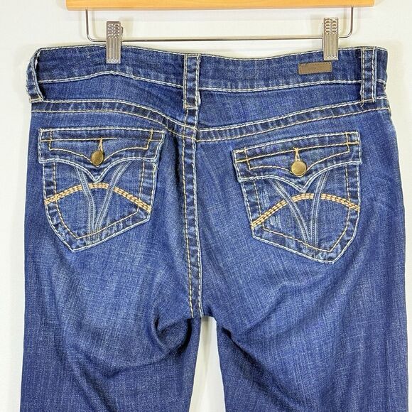 Kut From The Kloth Heavy Stitch Natalie High Rise Bootcut Jeans Women's Size 6 - Picture 5 of 8